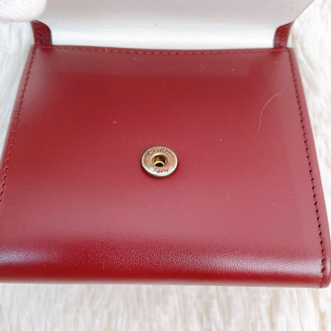 【希少】未使用保管品 CARTIER マストライン ケース ボルドー