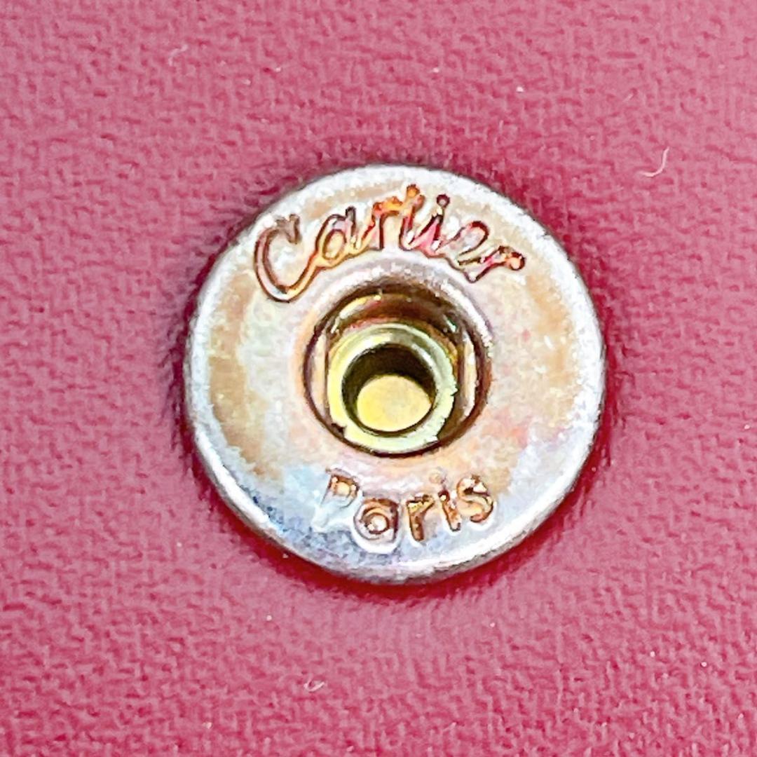 【希少】未使用保管品 CARTIER マストライン ケース ボルドー