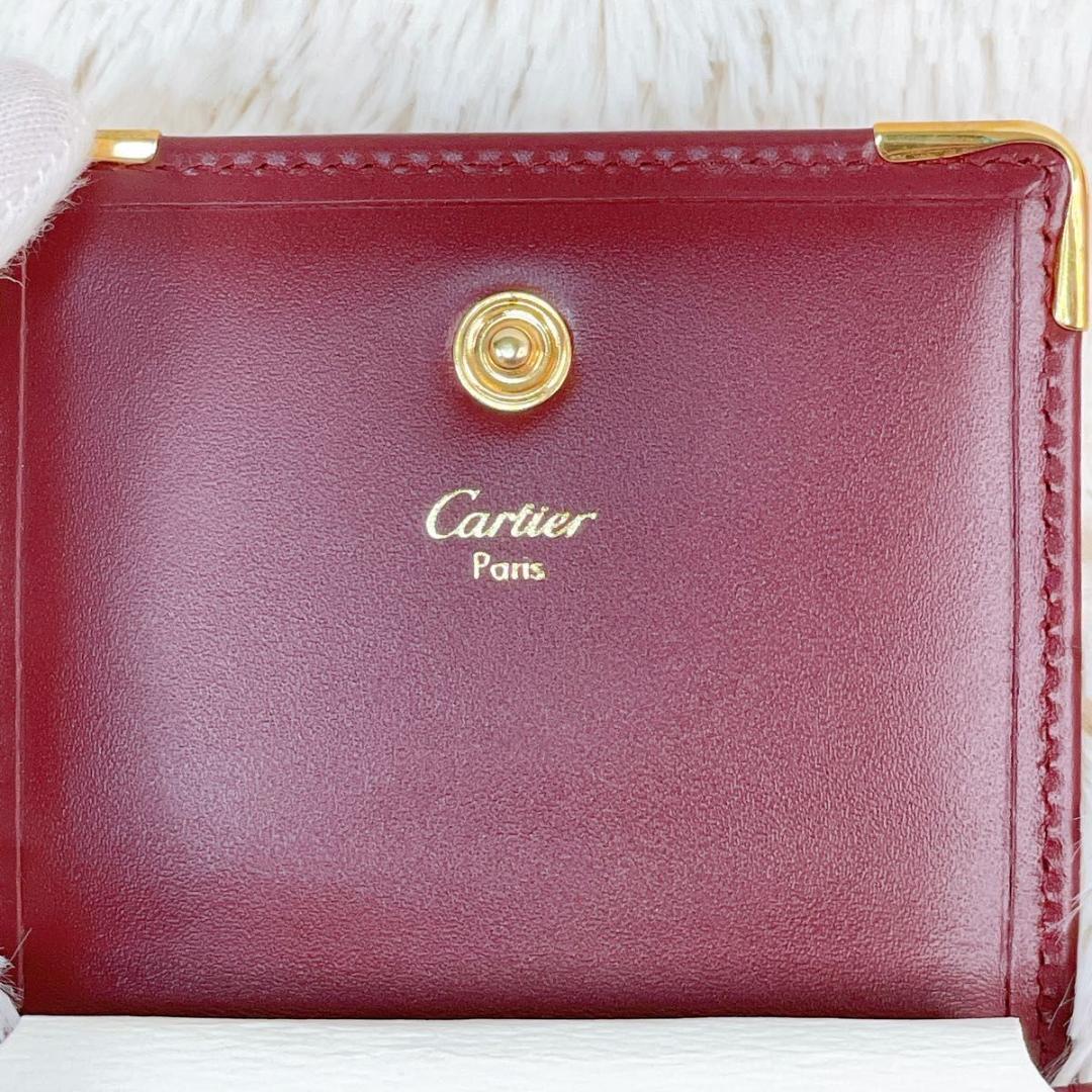 【希少】未使用保管品 CARTIER マストライン ケース ボルドー