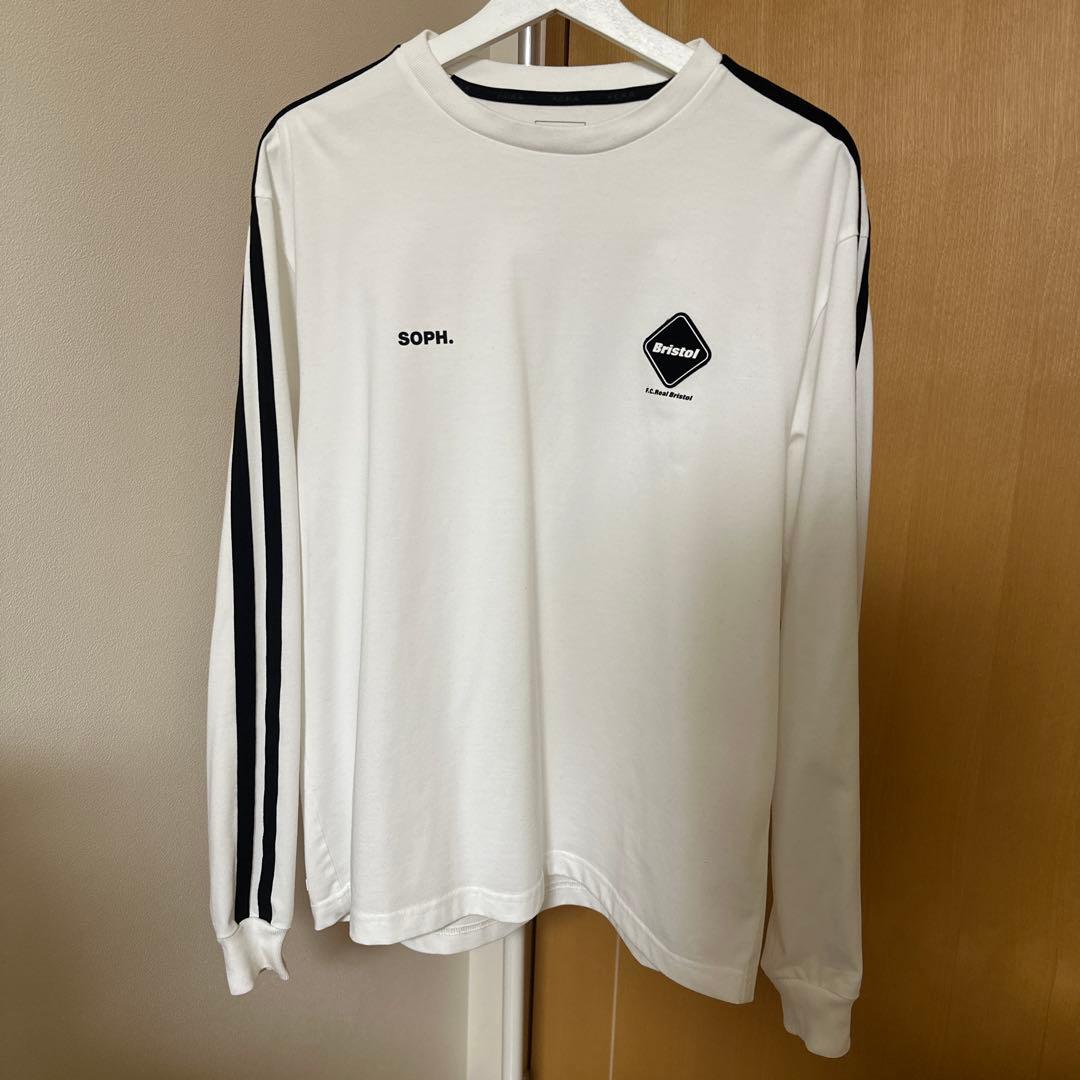 トップス FCRB LINE TEAM L/S BAGGY TEE WHITE