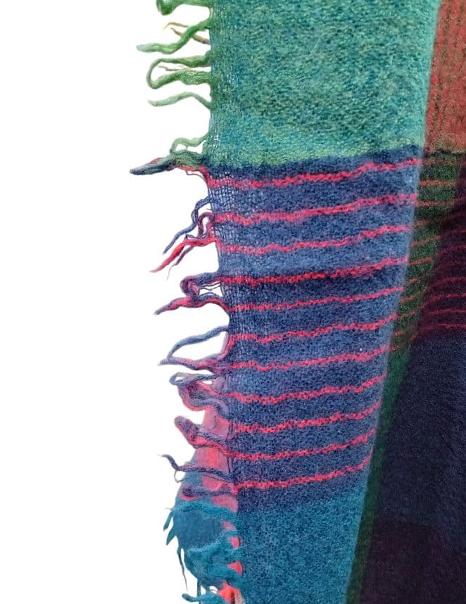 お値下げ❗️ヨーガンレール　ブランケット　ストール　ショール　膝掛け　毛100%