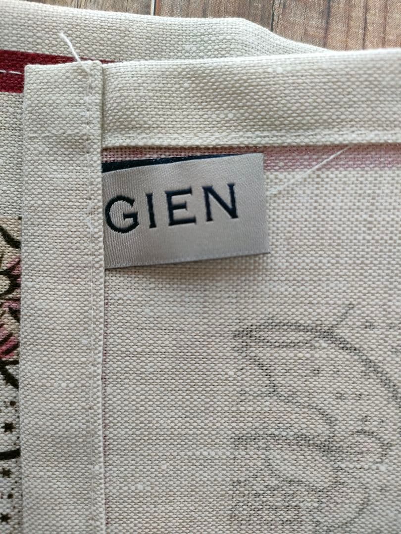 ラスト１枚✭GIEN ドミノテローズ　ランチョンマット　 リネン100%