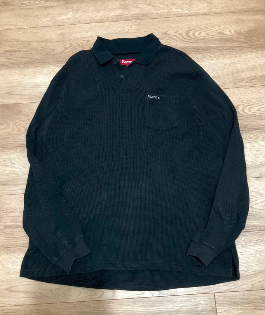 Supreme Thermal L/S Polo 23FW サイズL