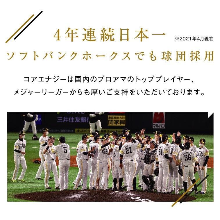 【究極の野球専用ベルト】 コアエナジー 3　サイズ調整可能　レッド/ゴール