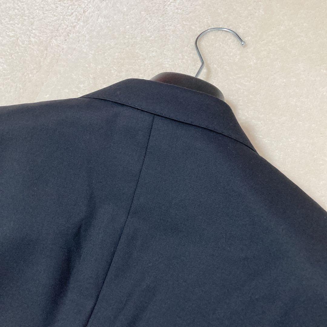 【美品】バーバリーブラックレーベル ノバチェック JK 銀釦 シルク 三陽商会M