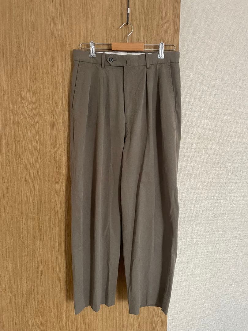 Steven Alanグレース ツイル イン ツープリーツ ドレス トラウザーズ