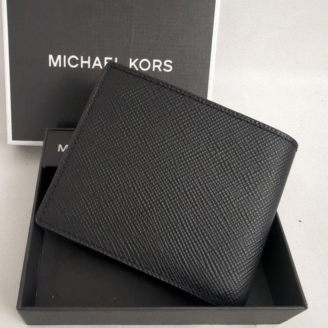 【新品 未使用級】MICHAEL KORS マイケルコース 二つ折り 財布