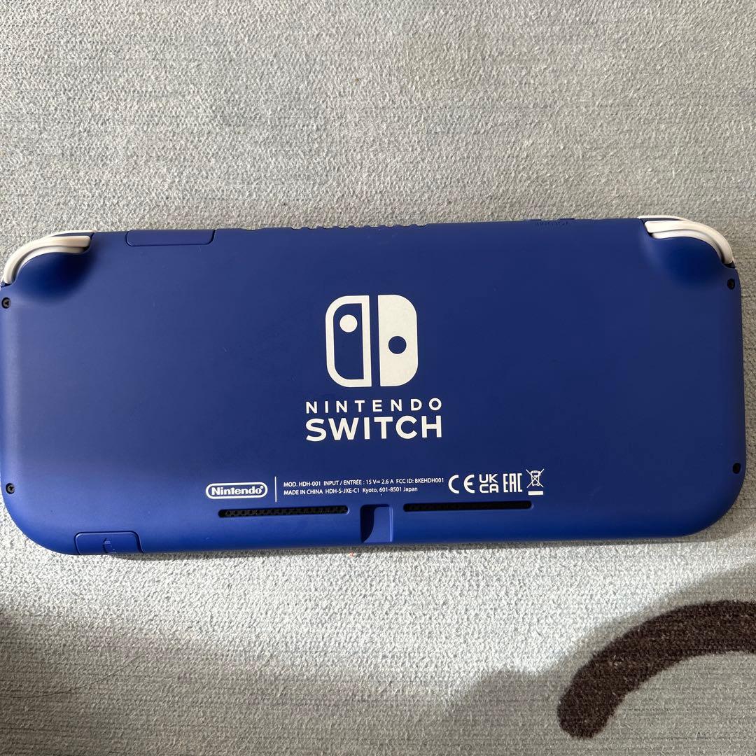 Nintendo Switch Lite ブルー 本体 充電器、ケース付き