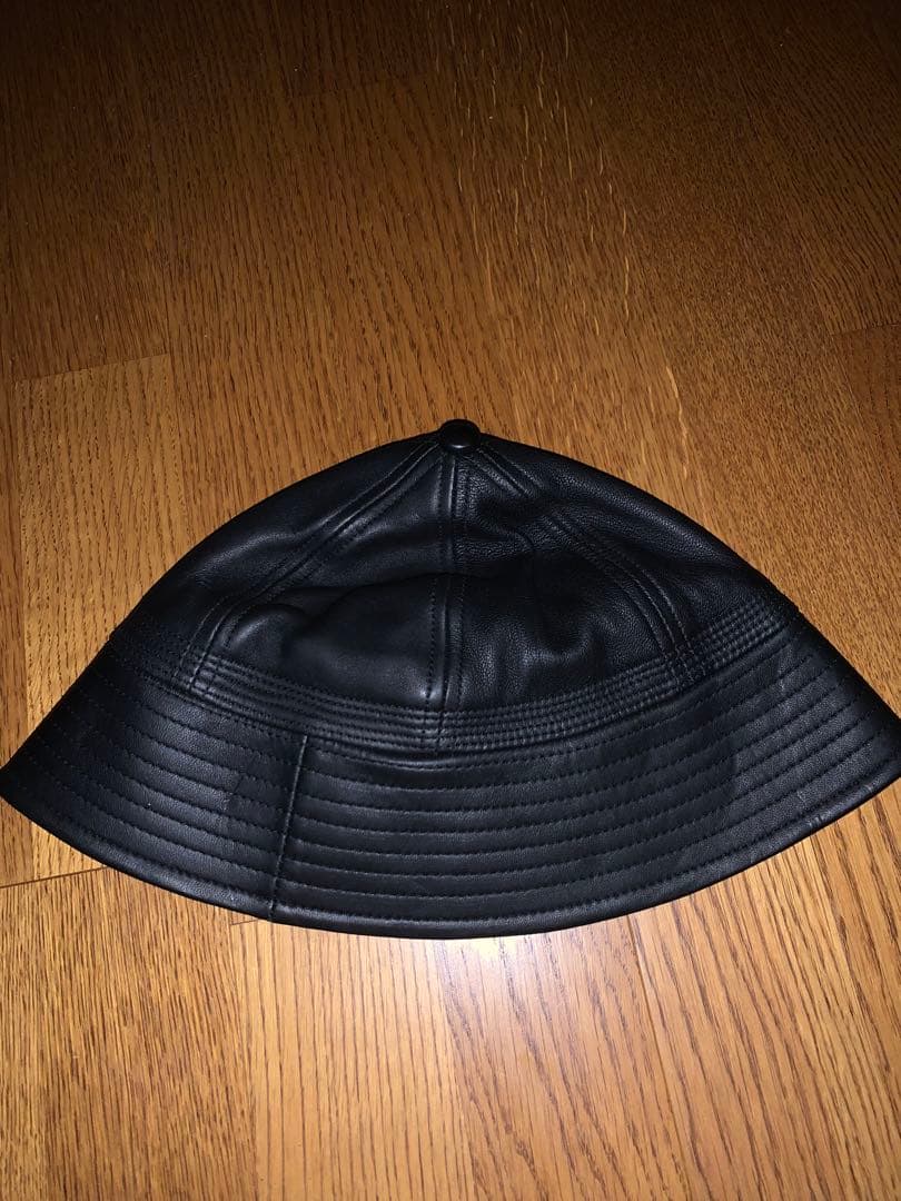 【最終価格】hender scheme レザーハット(未使用)ブラック