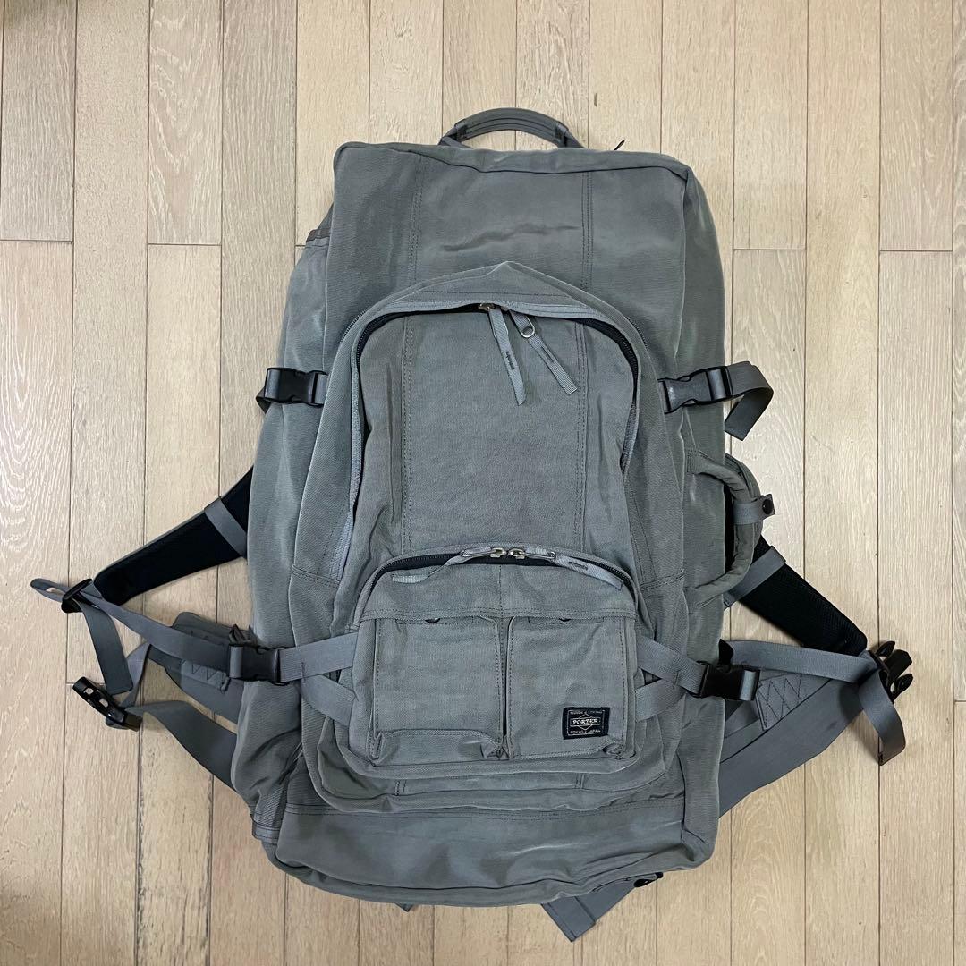 ポーター　トリップ　3WAY リュック　ボストンバッグ　グレー