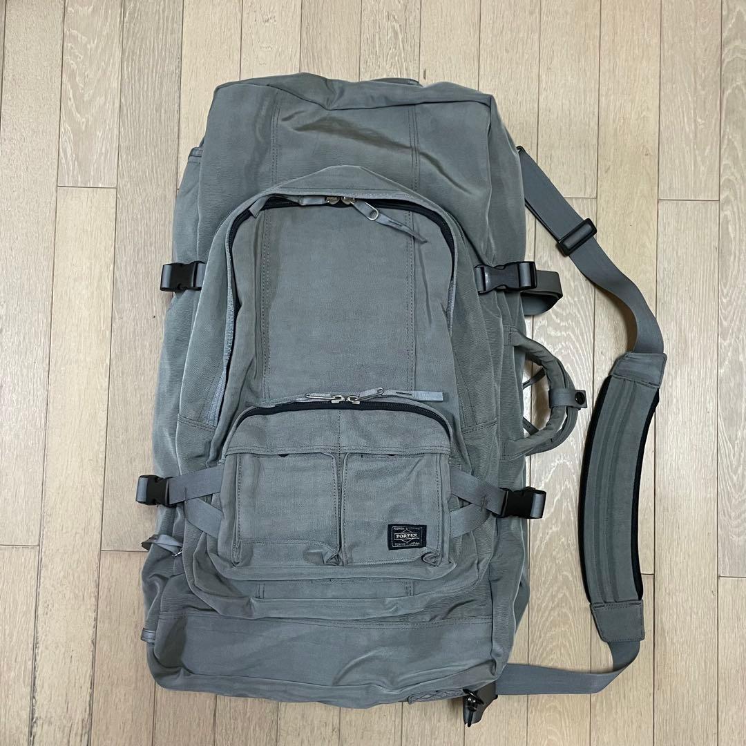 ポーター　トリップ　3WAY リュック　ボストンバッグ　グレー
