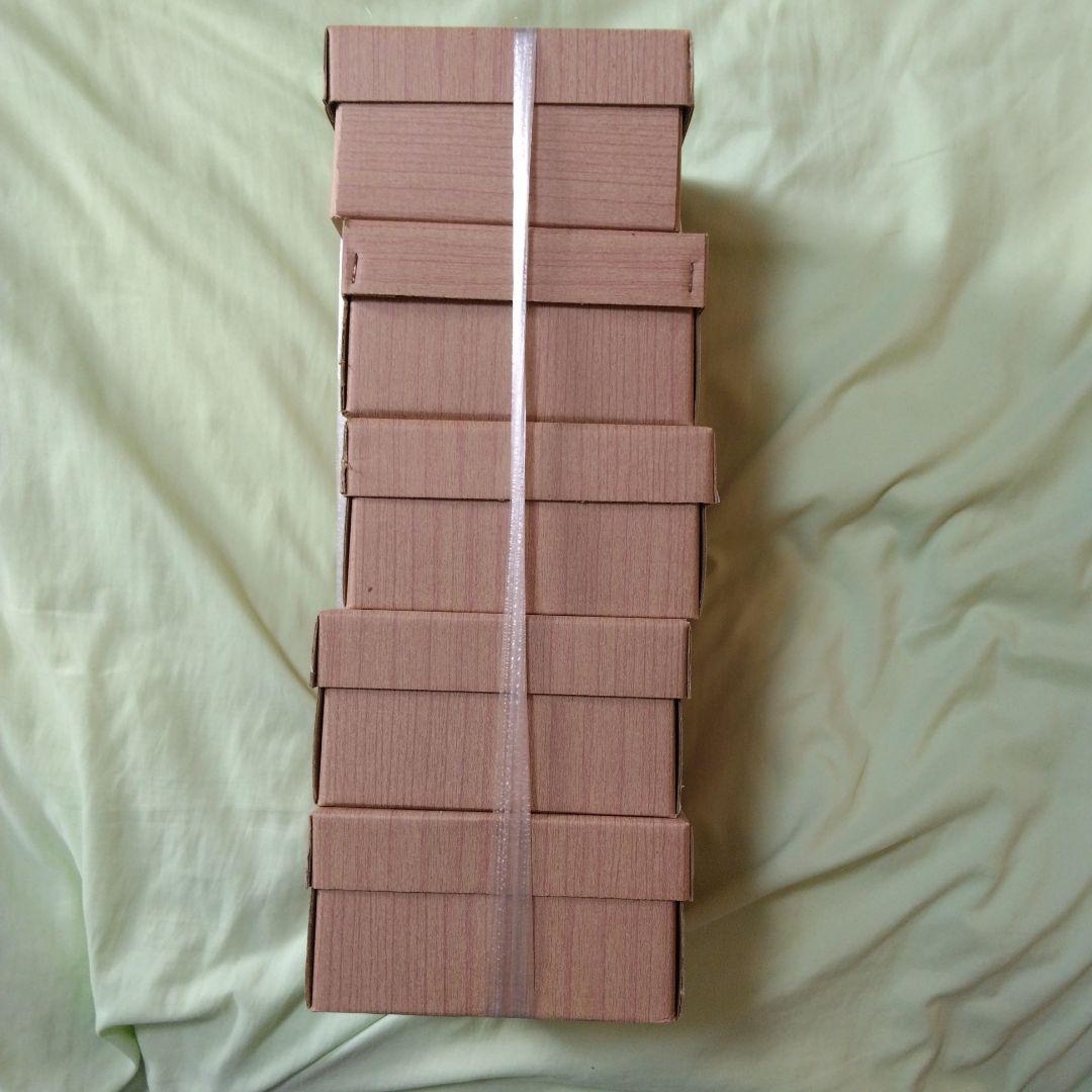 5個セット小田原漆器　欅（けやき）くりぬき　小型茶櫃