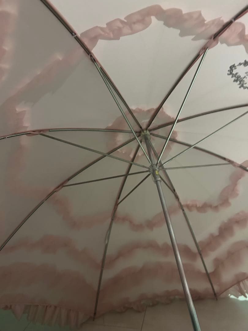 BABYプチリボンショートアンブレラ ピンク