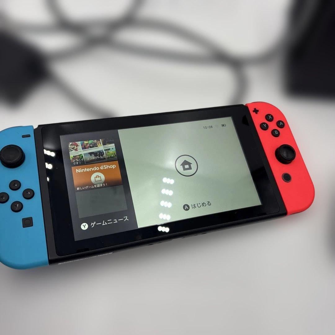 美品　ニンテンドースイッチ　Nintendo Switchネオン