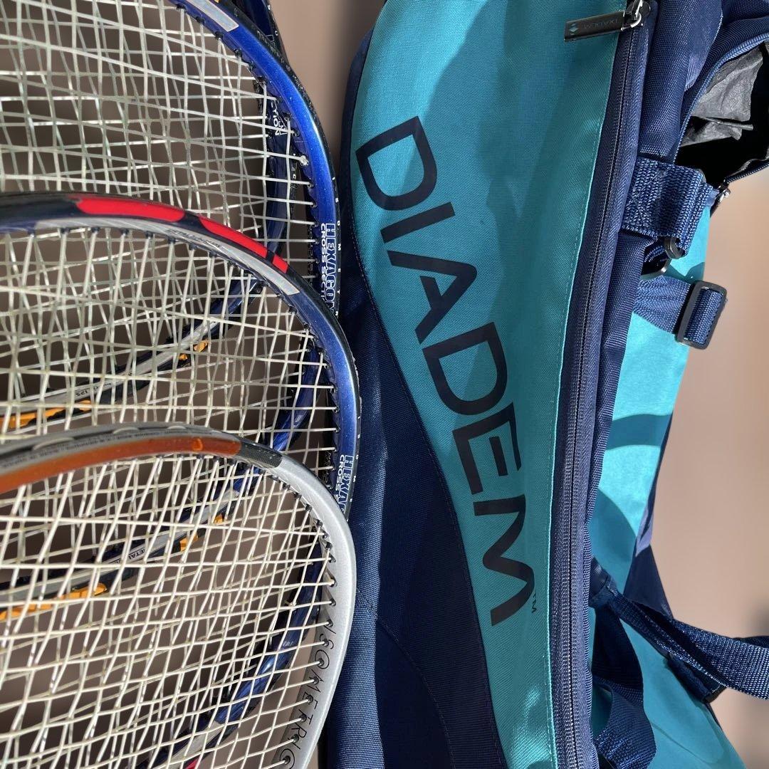 テニスラケット、YONEX RDX500、RDti80、DIADEMバッグ付き
