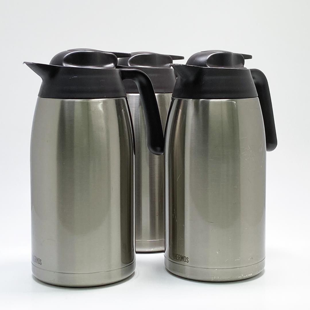 ステンレスブラウン サーモス ステンレスポット 2.0L まとめ売り