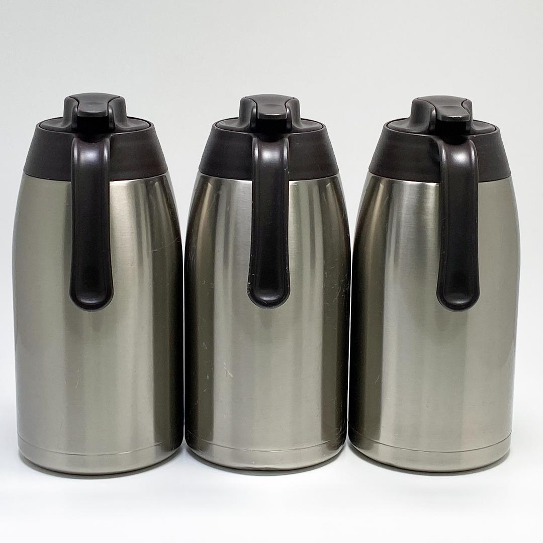 ステンレスブラウン サーモス ステンレスポット 2.0L まとめ売り