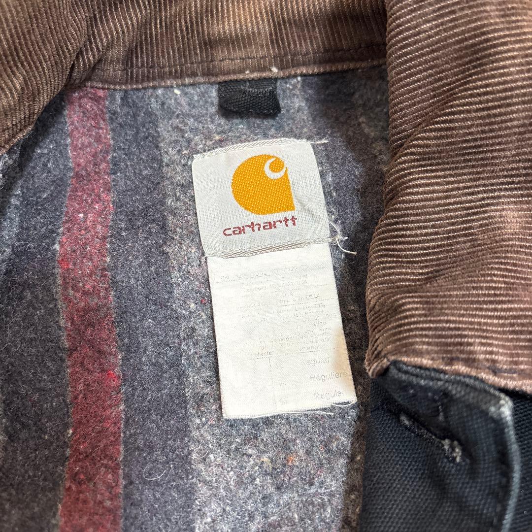 Carhartt ブラウン カバーオール チョアコート デニム　USA製