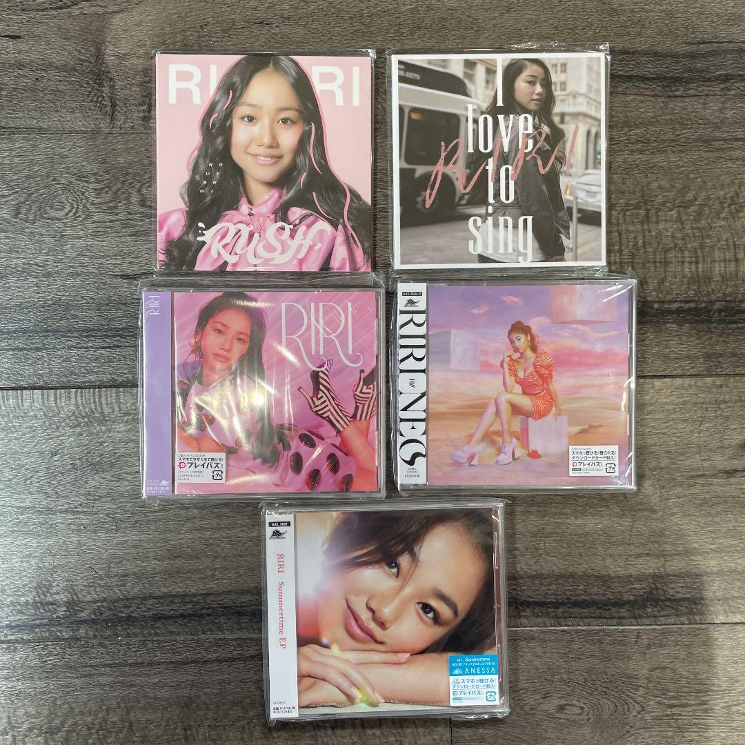 RIRI アルバム EP 全コンプリート 初回生産限定盤 DVD付き ステッカー