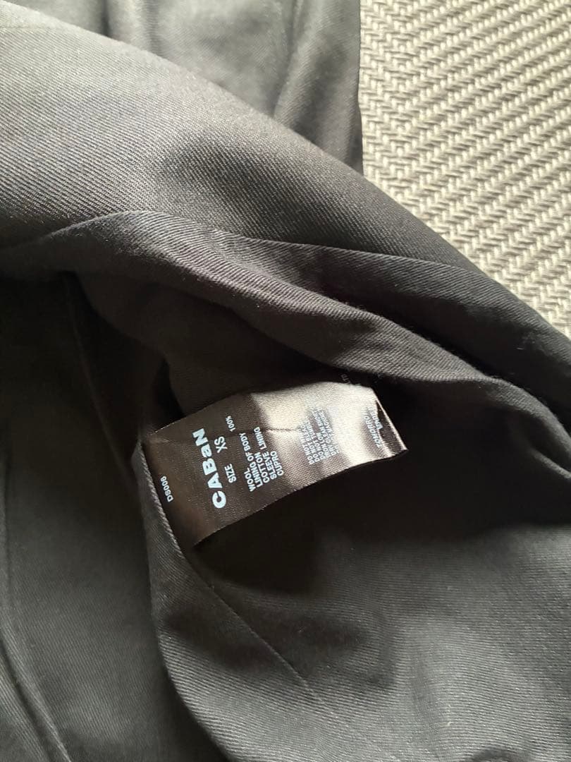 CABaNキャバン ウールギャバジン スタンドカラーコート