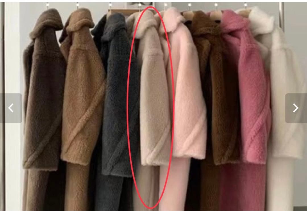 ⭐︎新品未使用【Rnyroom】大人気！ベアコート♡アルパカ素材（ライトベージュ）