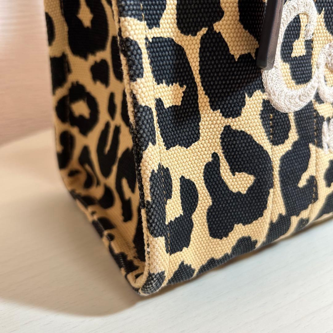Coach ヒョウ柄 トートバッグ
