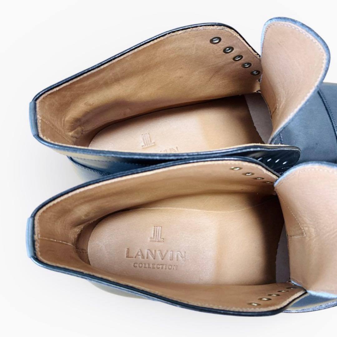 LANVIN ランバンコレクション レースアップブーツ GRY ビブラム