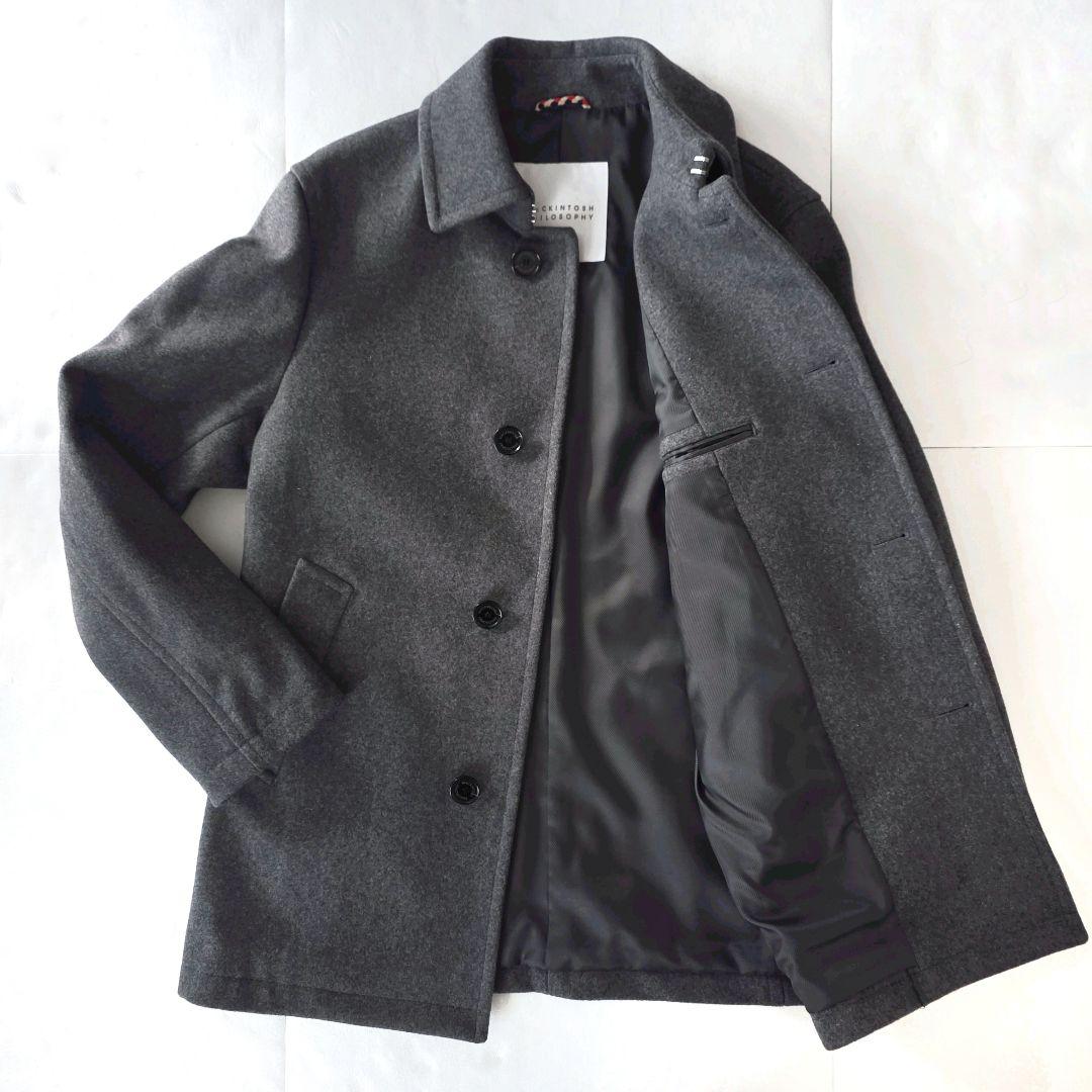 未使用品 マッキントッシュフィロソフィー アドミラルメルトン コート 38