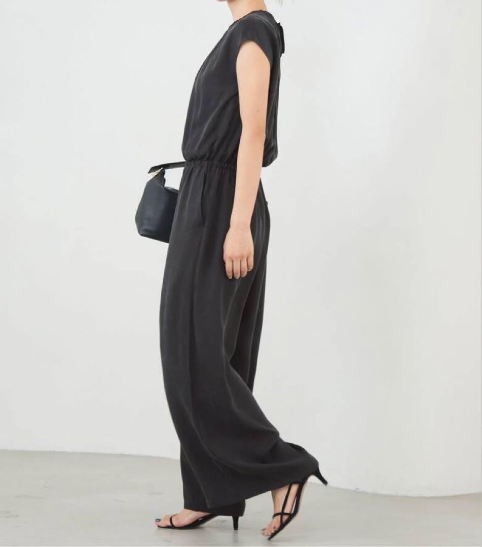 定価2万【IENA】キュプラギャザーネックオールインワン