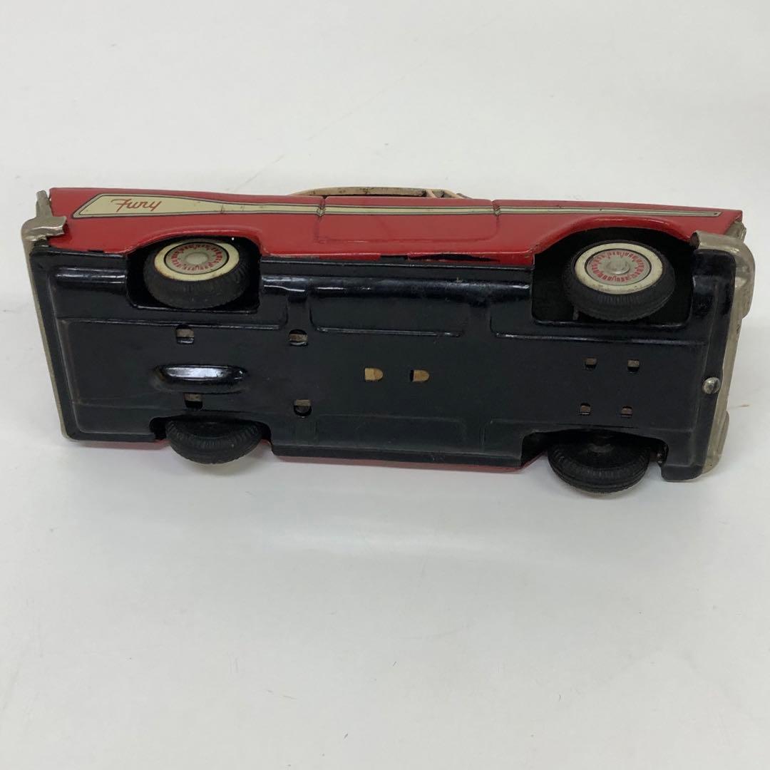 g411-30 プリムス・フューリー　ブリキ　クラシックカー　海外　車　おもちゃ