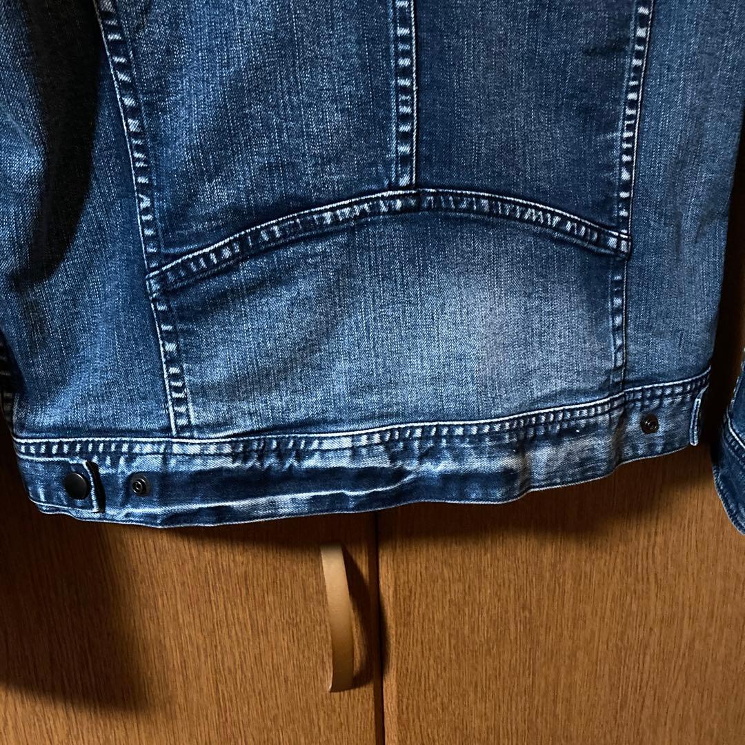 Rupert ルパート　ライダースデニムジャケット　L　ブルー　R.P.T