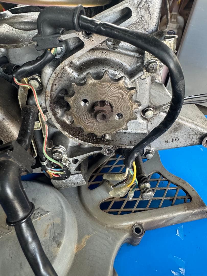 NSR50 HONDA エンジン 部品一式 実働車体バラシ