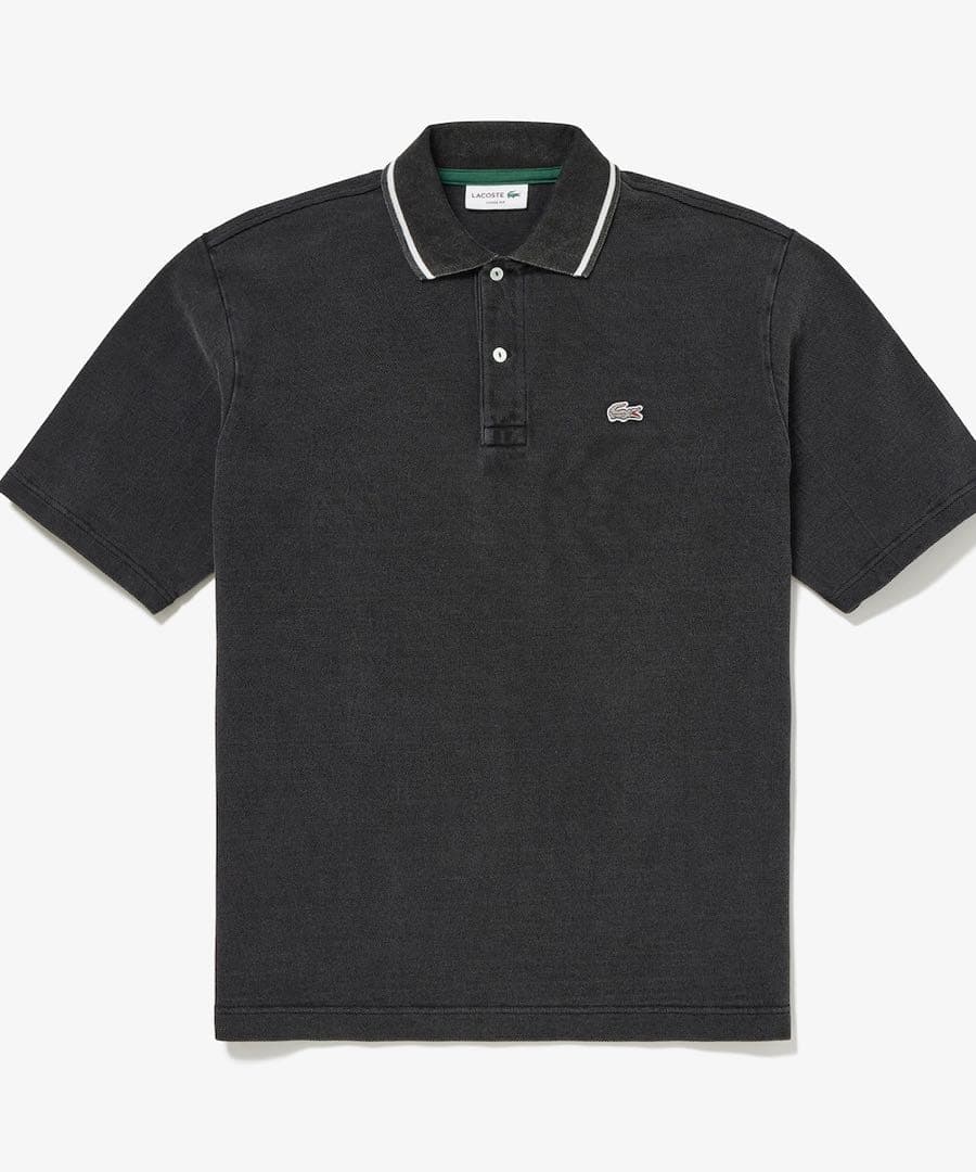 【専用】新品未使用 タグ付き ラコステ ポロシャツ インディゴ ブラック 4