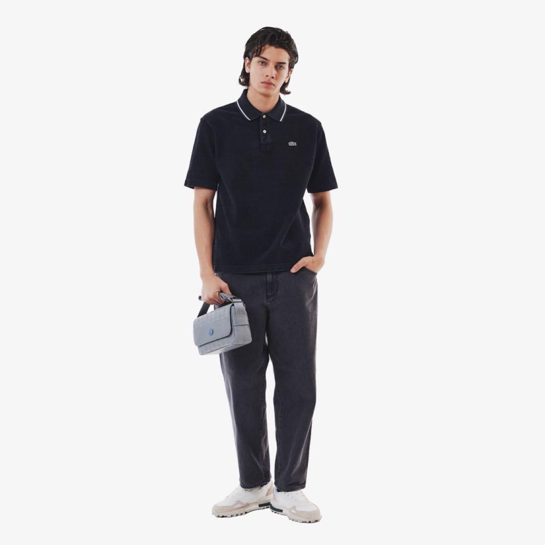 【専用】新品未使用 タグ付き ラコステ ポロシャツ インディゴ ブラック 4
