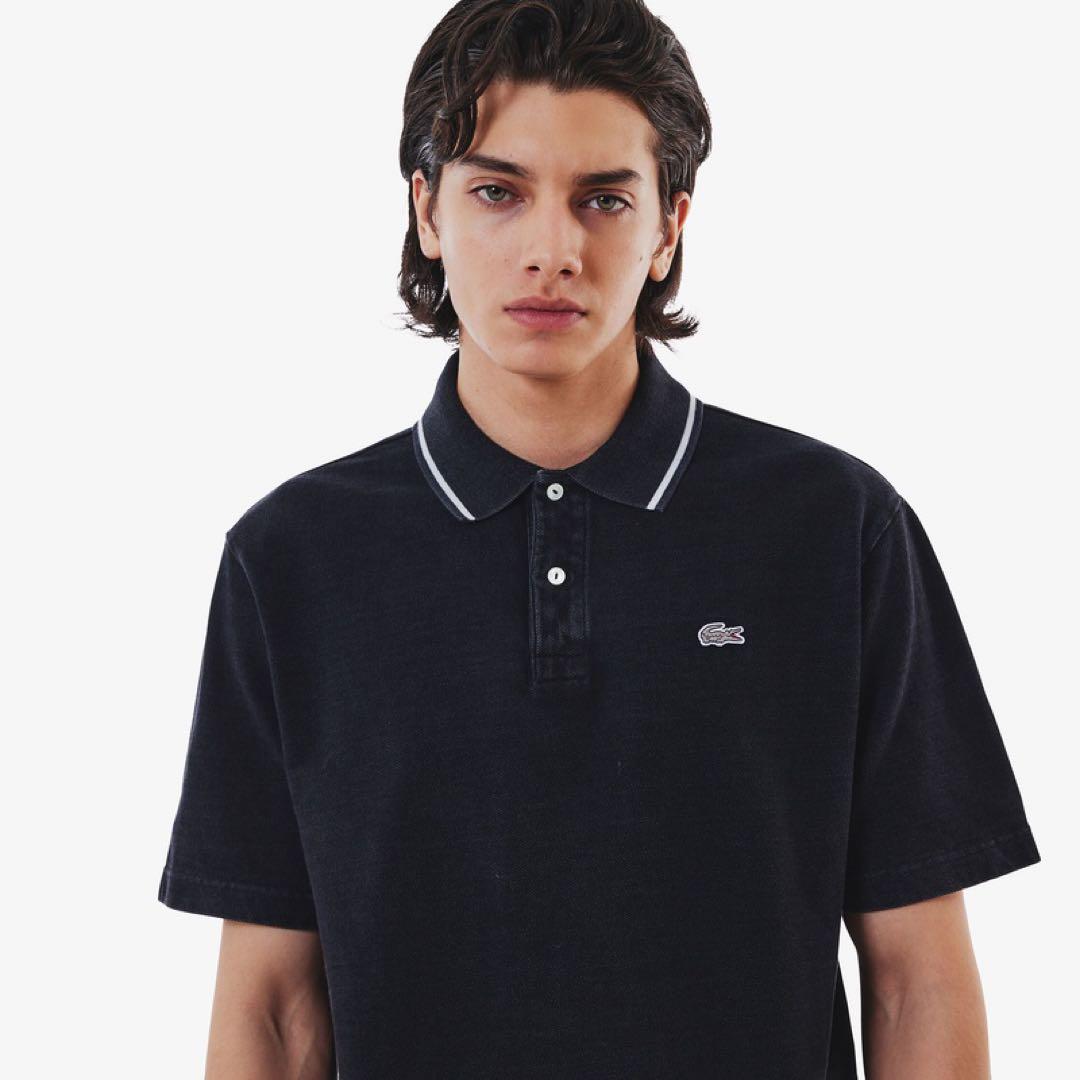 【専用】新品未使用 タグ付き ラコステ ポロシャツ インディゴ ブラック 4