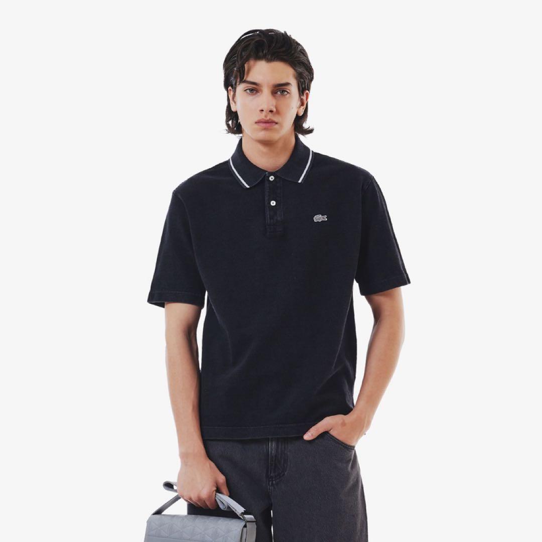 【専用】新品未使用 タグ付き ラコステ ポロシャツ インディゴ ブラック 4