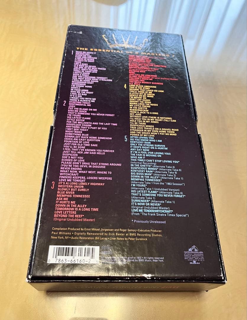 ❤️エルビス・プレスリー フロム・ナッシュビル・エッセンシャル60'sマスターズI