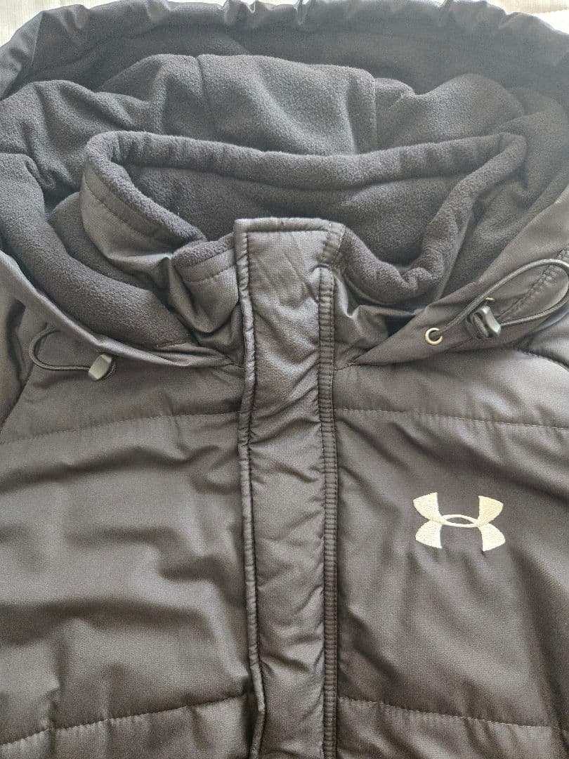 UNDER ARMOUR メンズ ベンチコートロング丈 ブラック MD