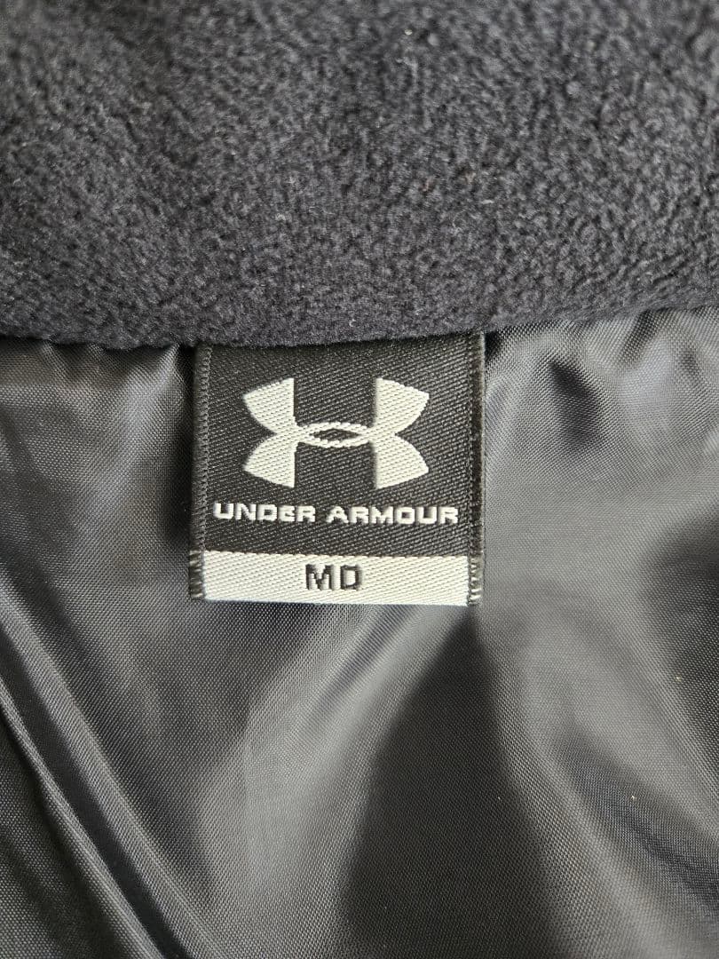 UNDER ARMOUR メンズ ベンチコートロング丈 ブラック MD