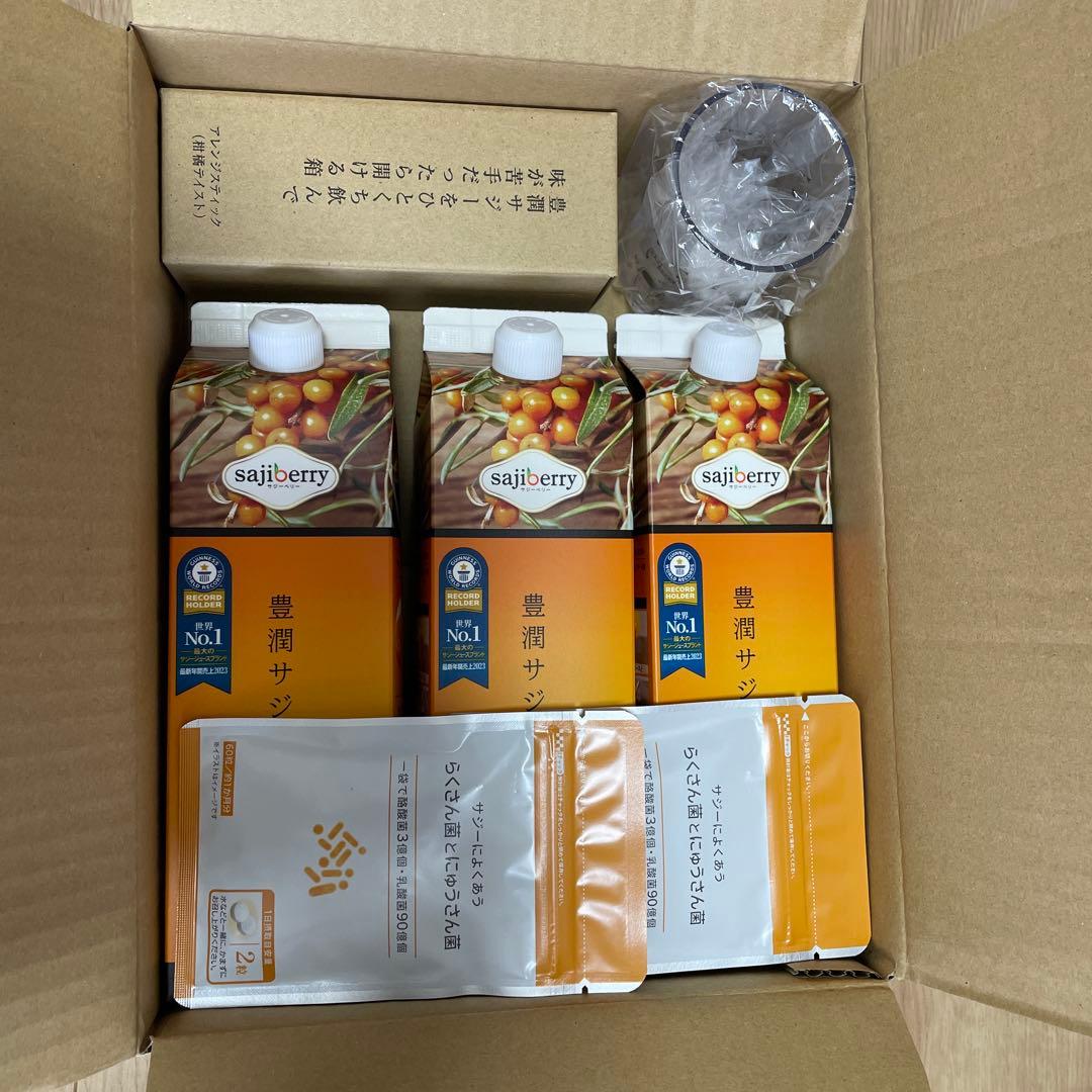 豊潤サジー　1000ml 3本　サプリ　セット