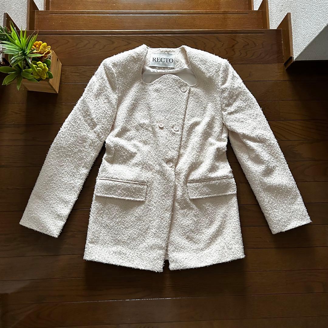 神崎恵着用♡RECTOレクト　ジャンニ シグネチャー カーブネック ジャケット