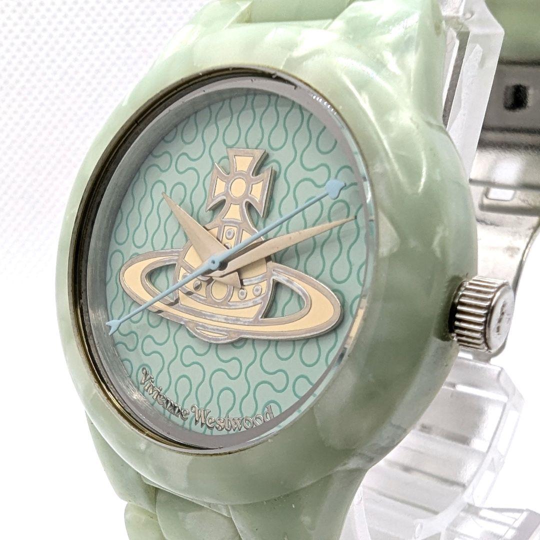 【稼働 箱 コマ付き】Vivienne Westwood オーブ文字盤