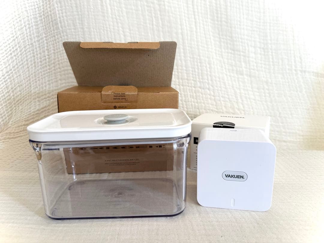 【公式】VAKUEN プレミアム真空保存容器 、真空ポンプ