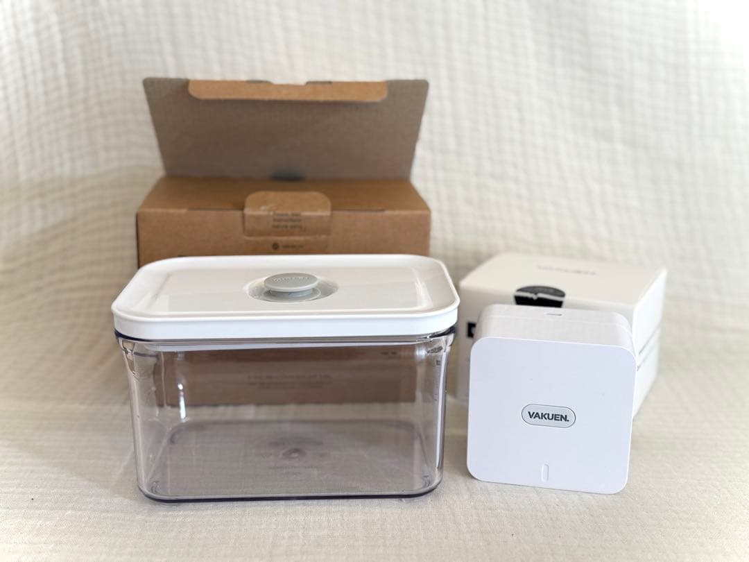 【公式】VAKUEN プレミアム真空保存容器 、真空ポンプ