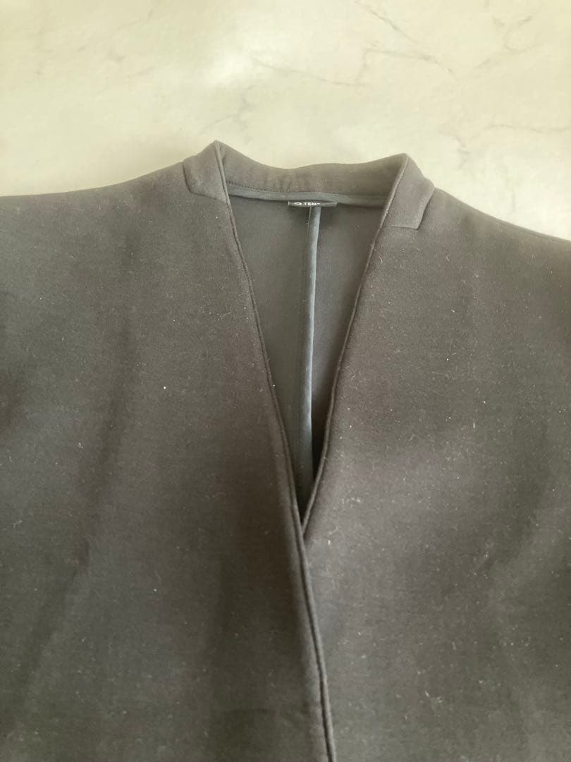 テンシャル　セットアップ ノーカラージャケット　ブラック　黒　L