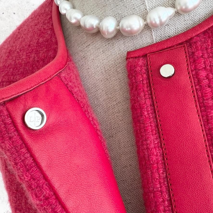 美品★LOROPIANA★最高級カシミヤ100％★レザー★ジャケット★コート