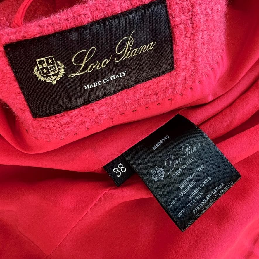 美品★LOROPIANA★最高級カシミヤ100％★レザー★ジャケット★コート