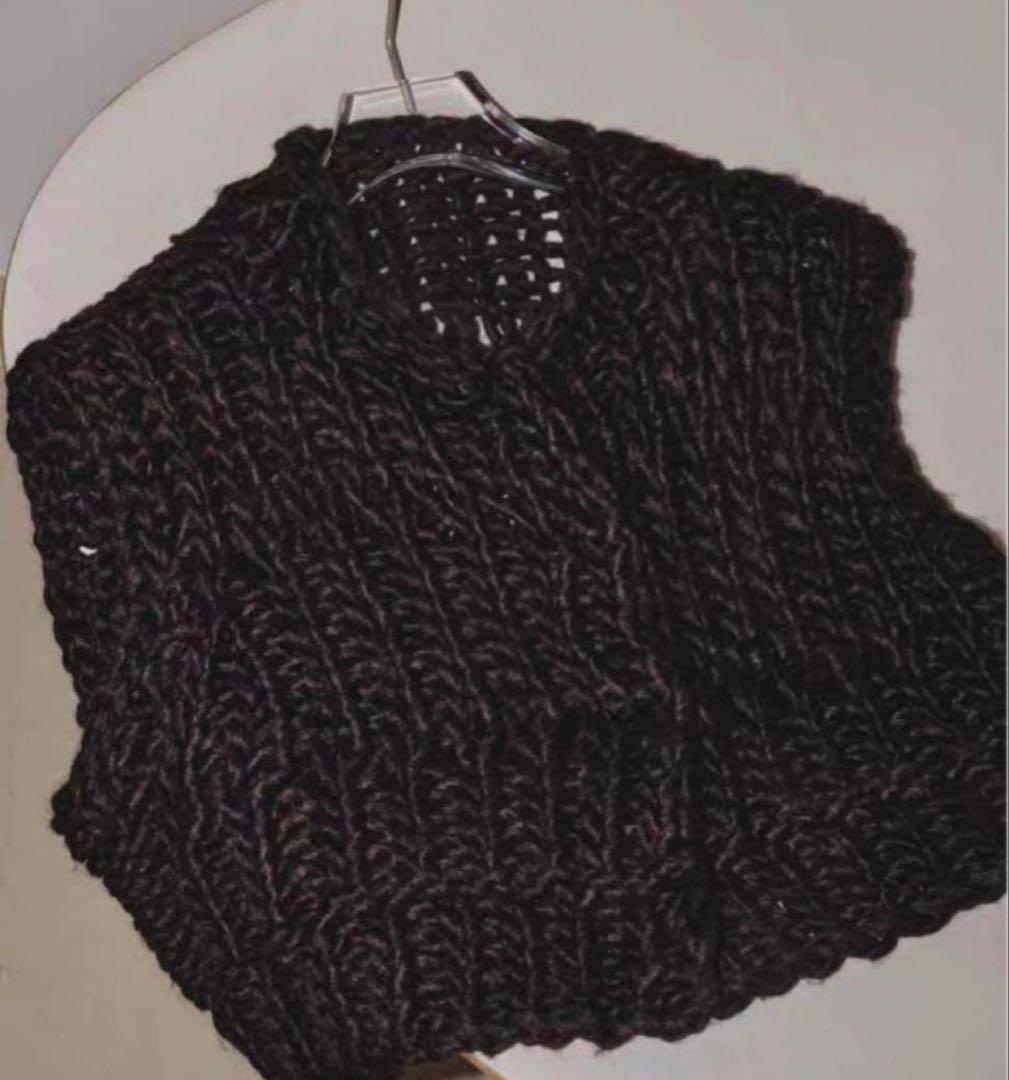 《TODAYFUL》Chunky Hand Knitvest ニットベスト