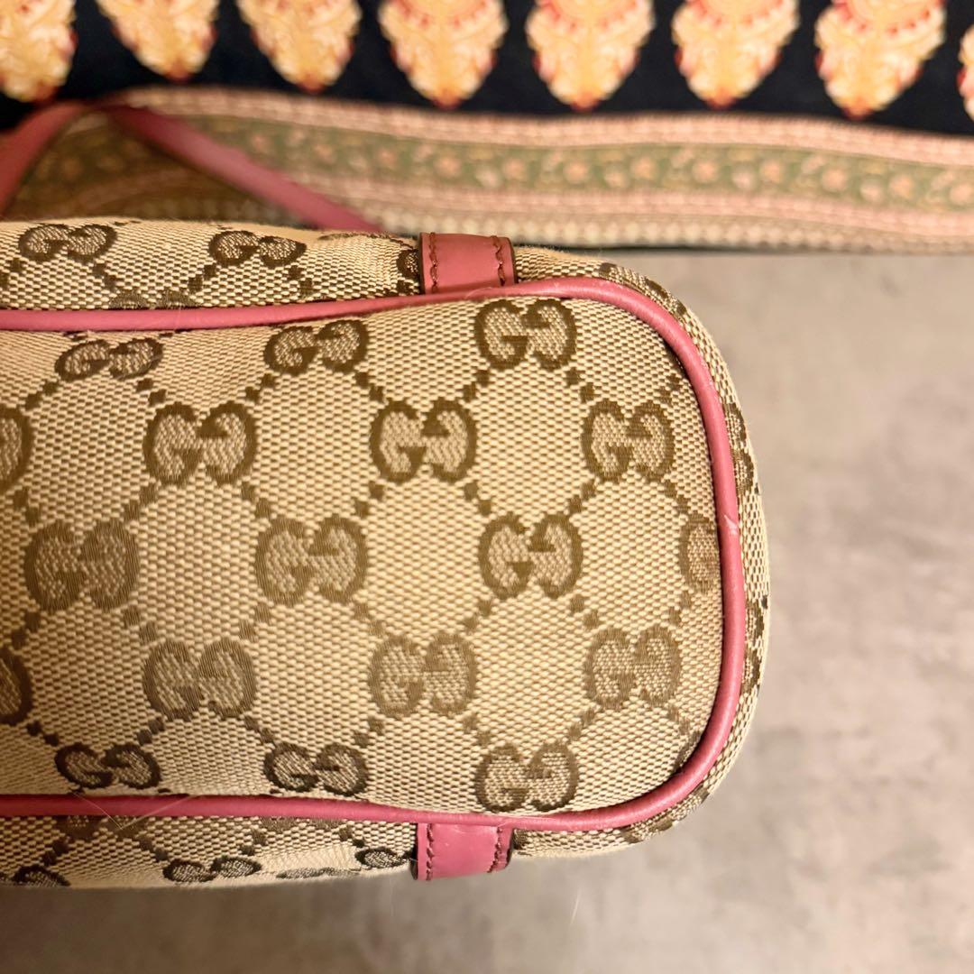 【美品】GUCCI グッチ 2way キャンバストート ショルダーバッグ