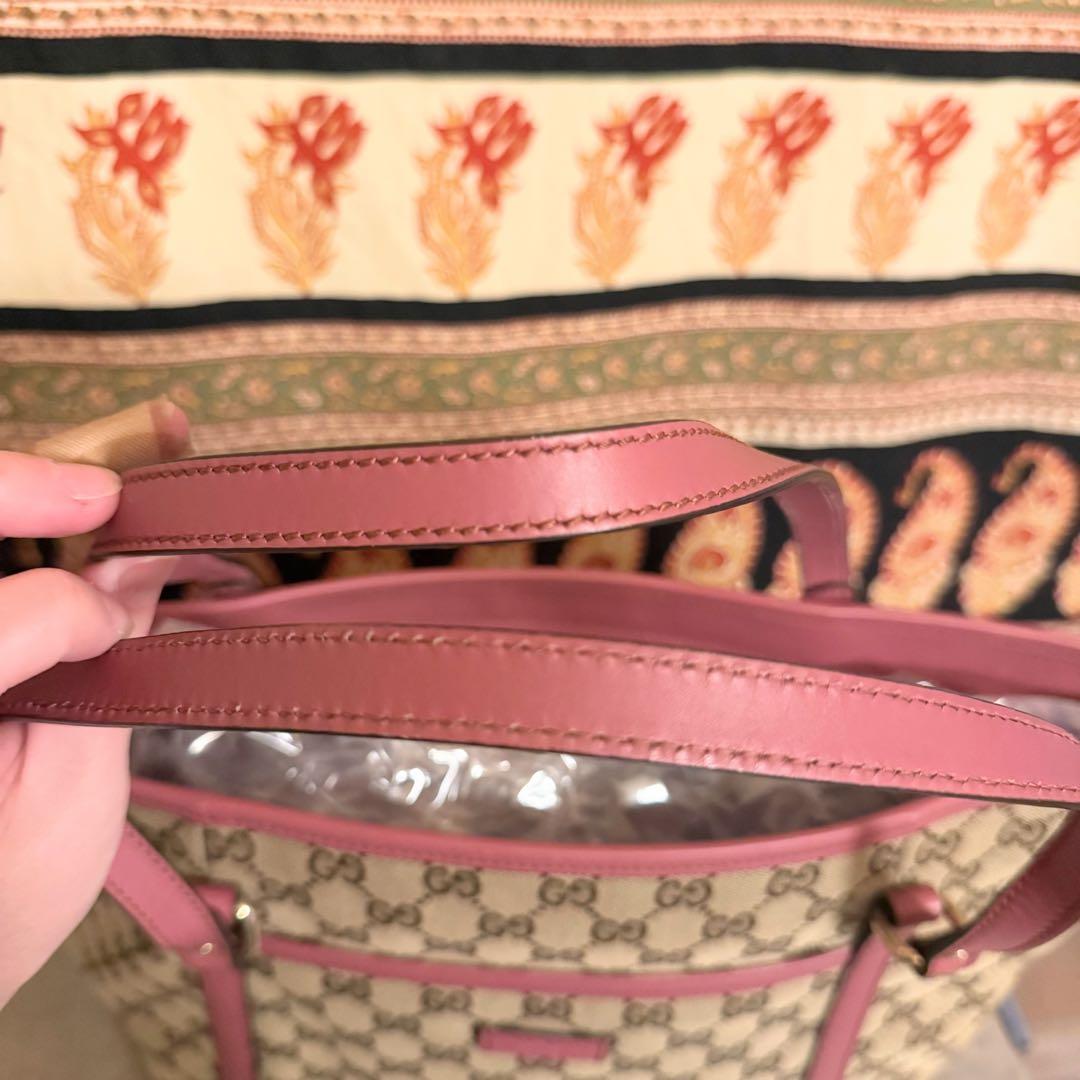 【美品】GUCCI グッチ 2way キャンバストート ショルダーバッグ